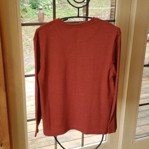 Zara Burndt Orange Fall Colored Crew Neck Sz. S LS Sweater - Picture 5 of 7